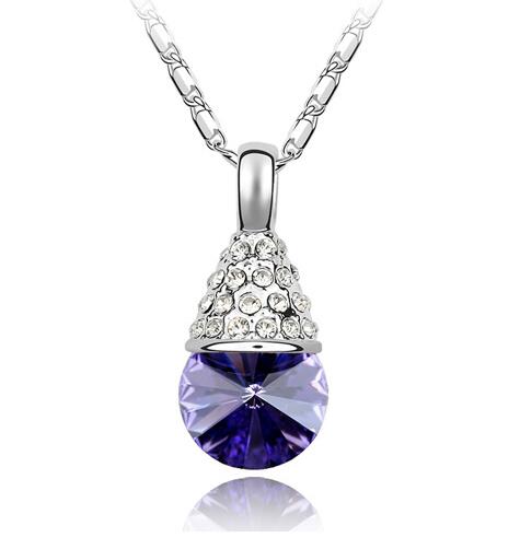 Austrian crystal necklace  KY2352