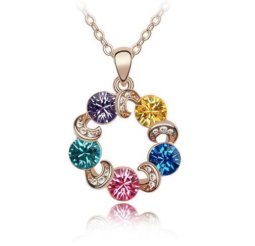 Austrian crystal necklace KY2062
