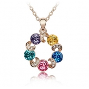 Austrian crystal necklace KY2062