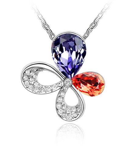 Austrian crystal necklace  KY1788