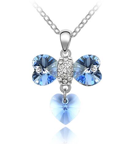 Austrian crystal necklace  KY1760