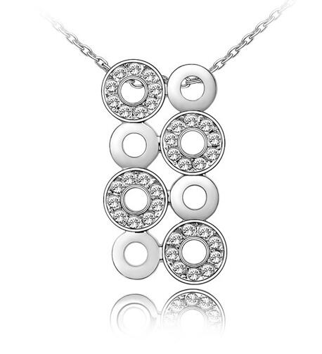 Austrian crystal necklace  KY1616