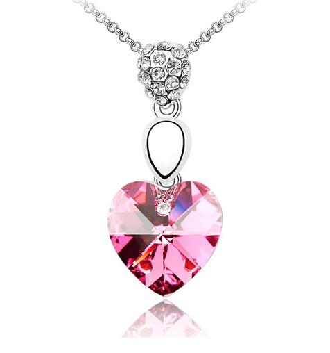Austrian crystal necklace   ky1096