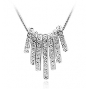 Austrian crystal necklace     ky1551