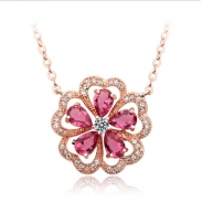 Popular zircon necklace  3070014036