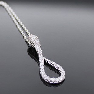 Popular Korean style zircon necklace