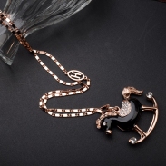 Popular horse pendant costume necklace  N658142