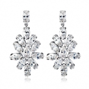 Popular zircon bride wedding earring E810250001