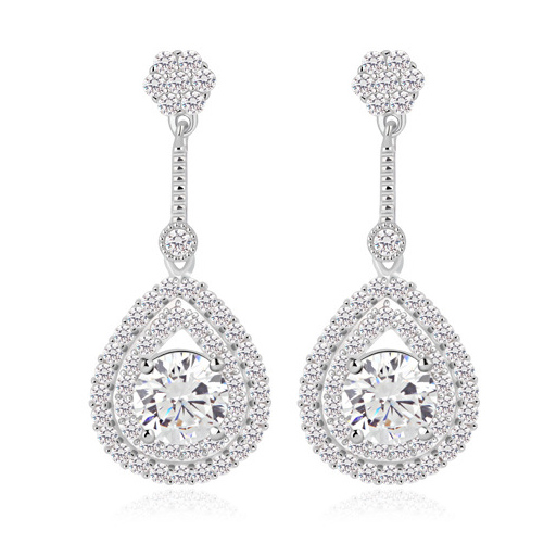 Popular zircon earring 1859751