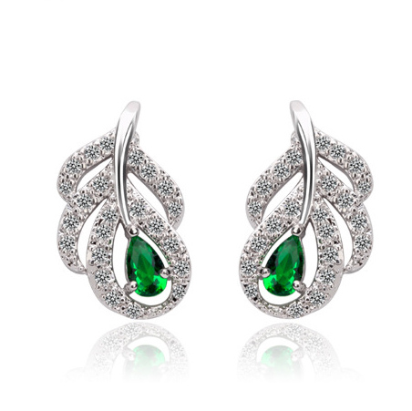 Popular leaf shape earring 1859752