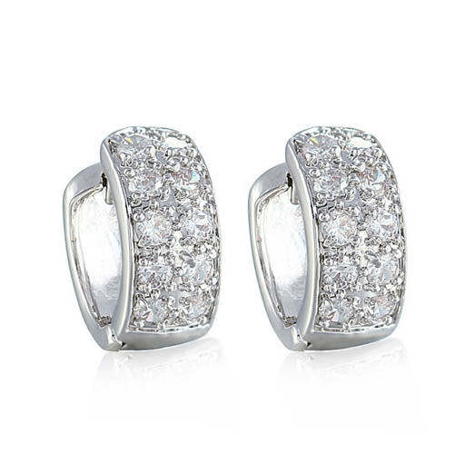 Popular zircon earring 1859856