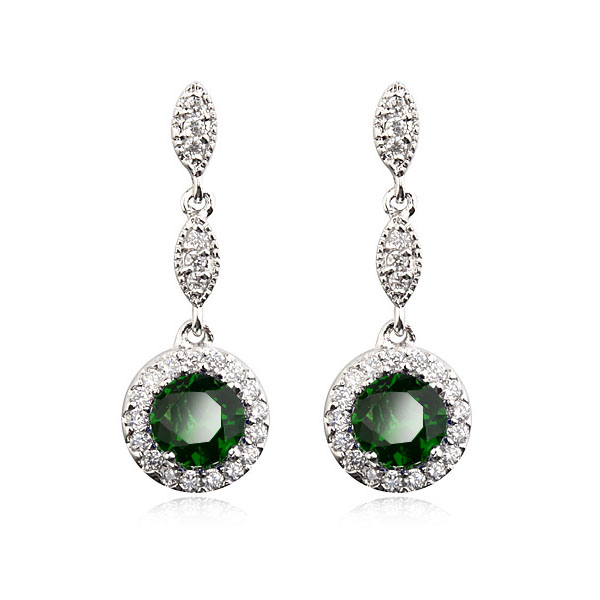 Popular zircon earring 1858587