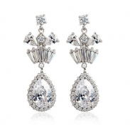 Popular zircon earring E80078