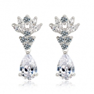 Popular zircon earring E80080