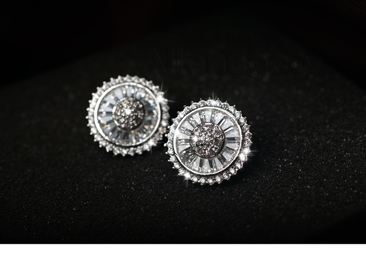 Popular zircon earring E80083