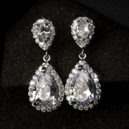 Popular zircon earring E80089