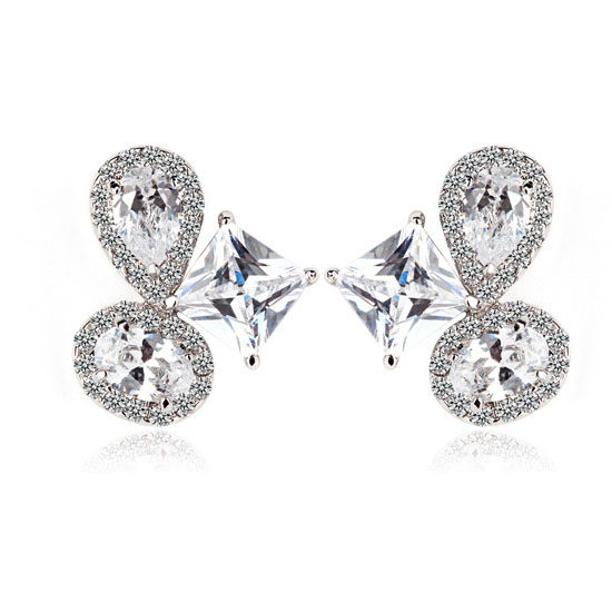 Popular AAA zircon earrings 80077