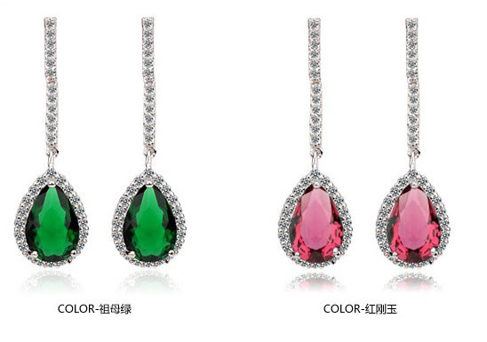 Popular AAA zircon earring E80004