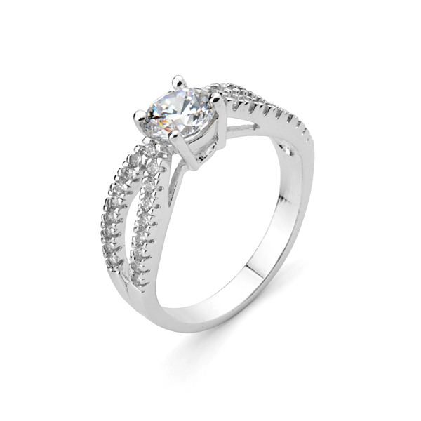 Popular AAA zircon ring R90001