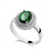 Fashion zircon ring 893021