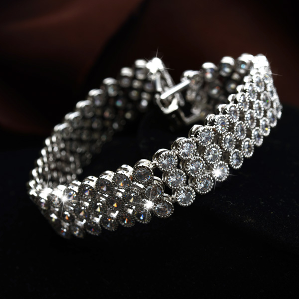 Popular luxury zircon bracelet 1858324