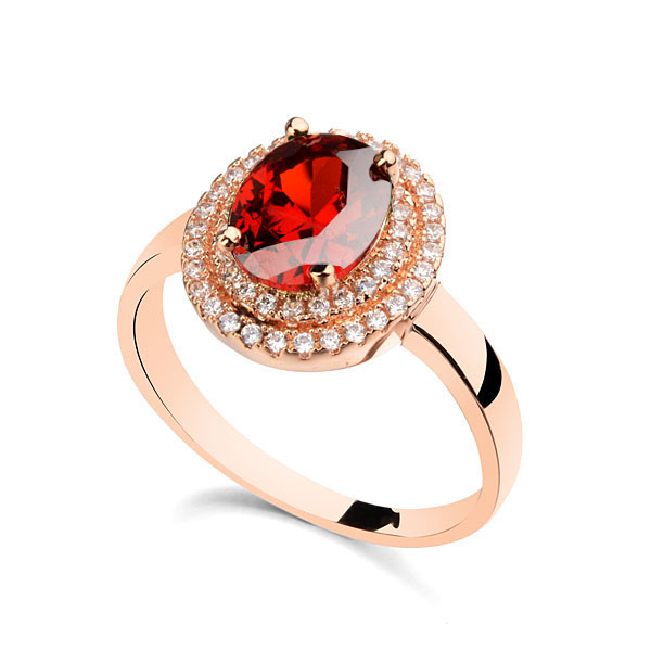 Fashion zircon ring 893021