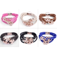 Popular leather bracelet NH00356