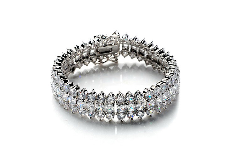 Popular luxury zircon bracelet B30009