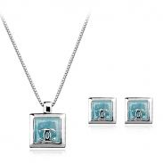 Popular zircon jewelry set  SNT0015002