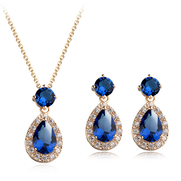 Popular zircon jewelry set 1860528