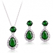 Popular AAA zircon jewelry set 1837489