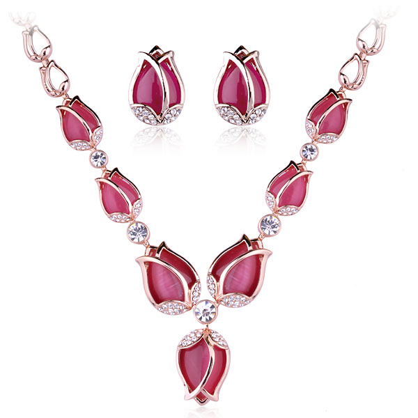 Popular luxurious opal jewelry set V0512...