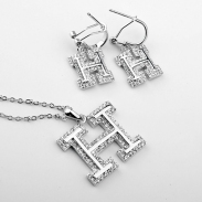 Popular crystal jewelry set SKA1887002