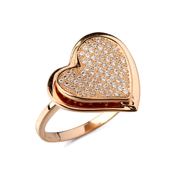 Fashion heart shape ring 893006