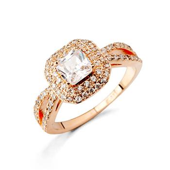 Fashion zircon ring 96851