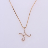 letter H necklace 307006