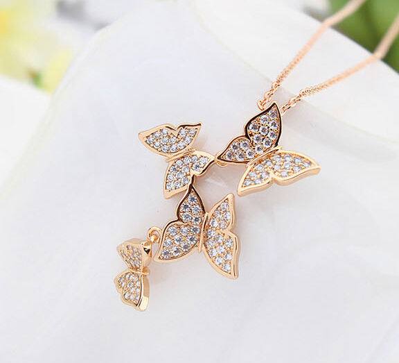 butterfly necklace AL20366