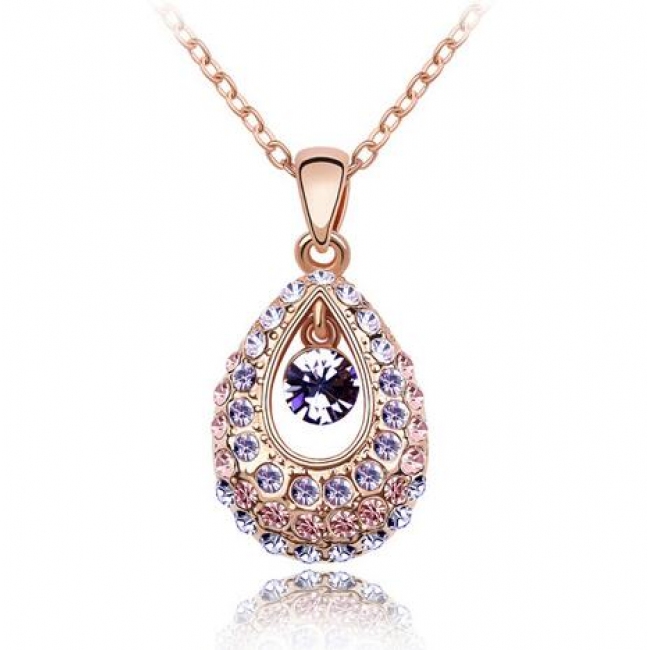 Austrian crystal necklace KY1480