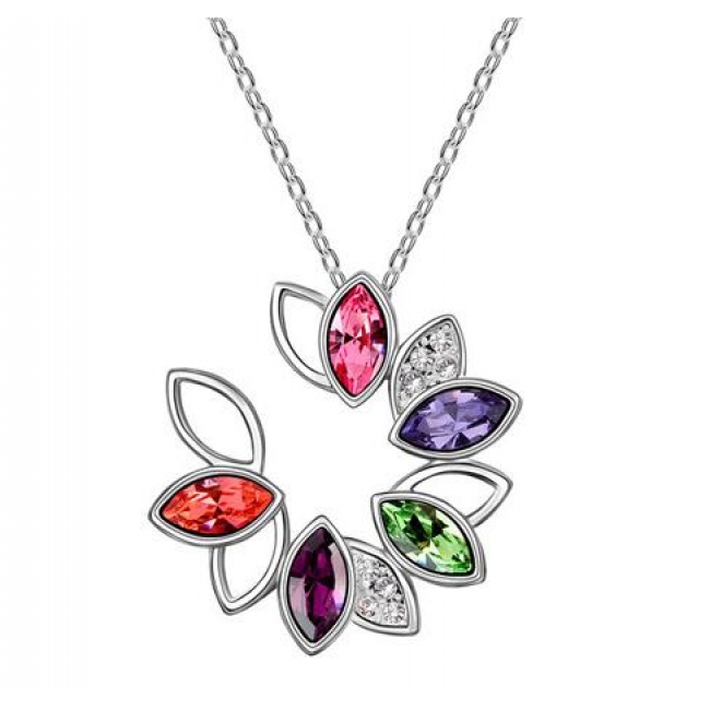 Austrian crystal necklace ky5568