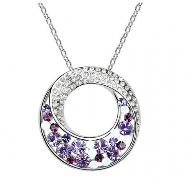 Austrian crystal necklace  KY5324