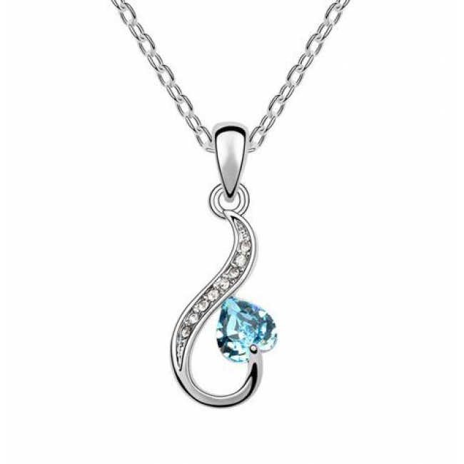 Austrian crystal necklace KY5349