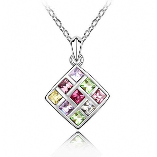 Austrian crystal necklace   ky5233