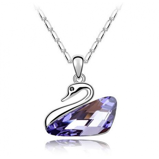 Austrian crystal necklace  KY4824
