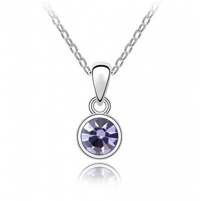 Austrian crystal necklace KY4409