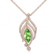 Austrian crystal necklace KY11693