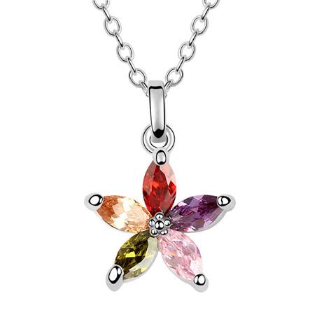 Austrian crystal necklace ky6056