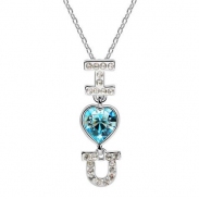 Austrian crystal necklace ky5763