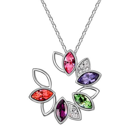 Austrian crystal necklace ky5568