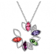 Austrian crystal necklace ky5568