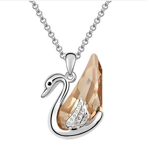Austrian crystal necklace  KY5781